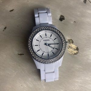 Fossil white watch!